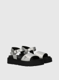 Silver Velcro Sandal  Girls