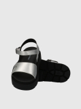 Silver Velcro Sandal  Girls