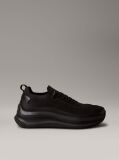 Μαύρο Chunky Sneakers Με Ελαστικό Δίχτυ Στον Αστράγαλο  Άνδρας