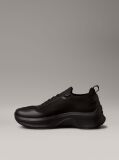 Μαύρο Chunky Sneakers Με Ελαστικό Δίχτυ Στον Αστράγαλο  Άνδρας