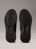 Μαύρο Chunky Sneakers Με Ελαστικό Δίχτυ Στον Αστράγαλο  Άνδρας