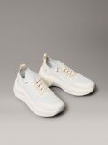 Γκρι Chunky Sneakers Με Ελαστικό Δίχτυ Στον Αστράγαλο  Γυναίκα