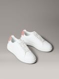 Λευκό CK Avenue -Sneakers Από Μαλακό Δέρμα Και Λογότυπο  Γυναίκα