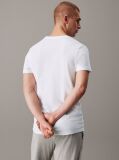 Λευκό Σετ 3 T-Shirts Με Κανονική Λαιμόκοψη - Cotton Classics  Άνδρας