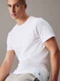 Λευκό Σετ 3 T-Shirts Με Κανονική Λαιμόκοψη - Cotton Classics  Άνδρας