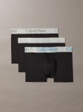 Black 3 Pack Trunks - Micro Stretch  Men