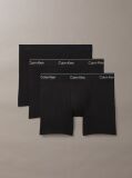 Black 3 Pack Boxer Briefs - Icon Cotton Stretch  Men