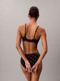 Μαύρο Τριγωνικό Bralette Με Ελαφριά Επένδυση - Icon Cotton Modal  Γυναίκα