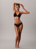 Μαύρο Τριγωνικό Bralette Με Ελαφριά Επένδυση - Icon Cotton Modal  Γυναίκα