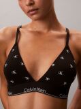 Μαύρο Τριγωνικό Bralette Με Ελαφριά Επένδυση - Icon Cotton Modal  Γυναίκα