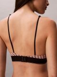 Ροζ Τριγωνικό Σουτιέν Μπουστάκι - Graphic Monogram Microfibre Stretch  Γυναίκα