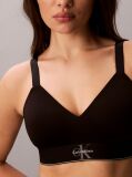 Μαύρο Μπουστάκι Με Ελαφριά Επένδυση - Graphic Monogram Microfibre Stretch  Γυναίκα