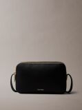 Black Foil Logo Camera Bag  Women