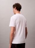 Λευκό Βαμβακερό T-shirt  Άνδρας