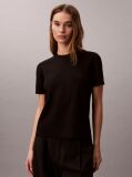 Μαύρο Κοντομάνικο T-Shirt  Γυναίκα