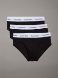Μαύρο Σετ 3 Σλιπ - Cotton Stretch  Άνδρας