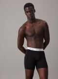 Μαύρο Σετ 3 Μπόξερ - Cotton Stretch  Άνδρας