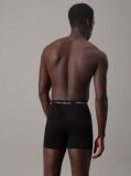 Μαύρο Σετ 3 Μπόξερ - Cotton Stretch  Άνδρας