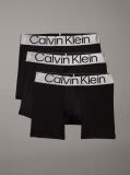 Μαύρο Σετ 3 Μπόξερ - Steel Micro  Άνδρας