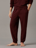 Καφέ Βαμβακερό Lounge Παντελόνι Φόρμας Fleece  Άνδρας