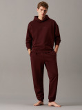 Καφέ Βαμβακερό Lounge Παντελόνι Φόρμας Fleece  Άνδρας