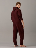 Καφέ Βαμβακερό Lounge Παντελόνι Φόρμας Fleece  Άνδρας