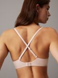 Beige Push-Up T-Shirt Bra - Seductive Comfort  Women
