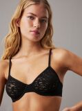 Black Lace Demi Bra - Intrinsic  Women