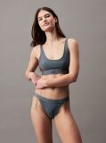 Grey Lace High Leg Tanga - Intrinsic  Women