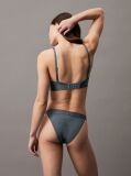 Grey Lace High Leg Tanga - Intrinsic  Women