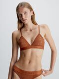 Orange Lace Triangle Bra - Intrinsic  Women