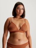 Orange Lace Triangle Bra - Intrinsic  Women