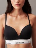 Black Push Up Plunge Bra - Modern Cotton  Women