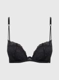 Black Lace Plunge Bra  Women