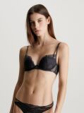 Black Lace Plunge Bra  Women