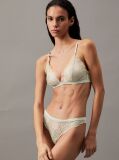 Green Lace Triangle Bra  Women
