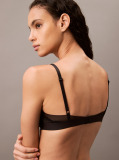 Black Lace Balconette Bra  Women