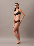 Black Lace Balconette Bra  Women