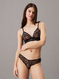Black Sheer Lace Brazilian Briefs - CK Instinct  Women