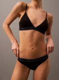 Black Bikini Briefs - Tonal Logo  Women