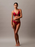 Red Bikini Briefs - Modern Cotton  Women