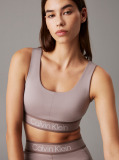 Brown Medium Impact Sports Bra  Women