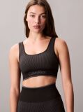 Black Medium Impact Sports Bra  Women