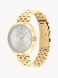 Silver Stainless Steel Gold Watch  Women