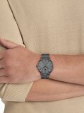 Grey Stainless Steel Bracelet Watch  Men