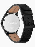 Black Leather Watch  Men