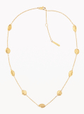 Gold Polished Necklace  Women