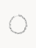 Silver Stainless Steel Bold Chain Necklace  Women