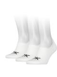 White 3 Pack Invisible Socks  Men