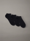 Black 3 Pack Sneaker Socks  Women